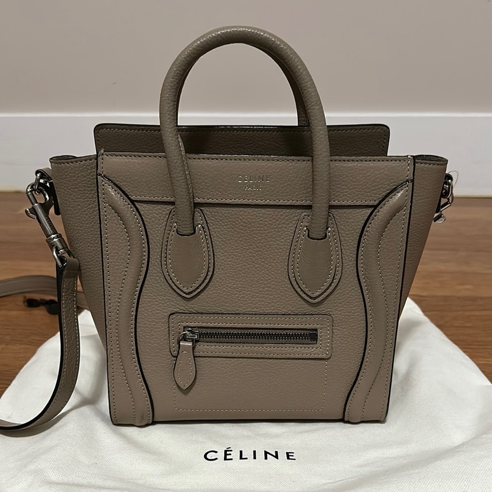 CELINE Nano Luggage Tote - Dune